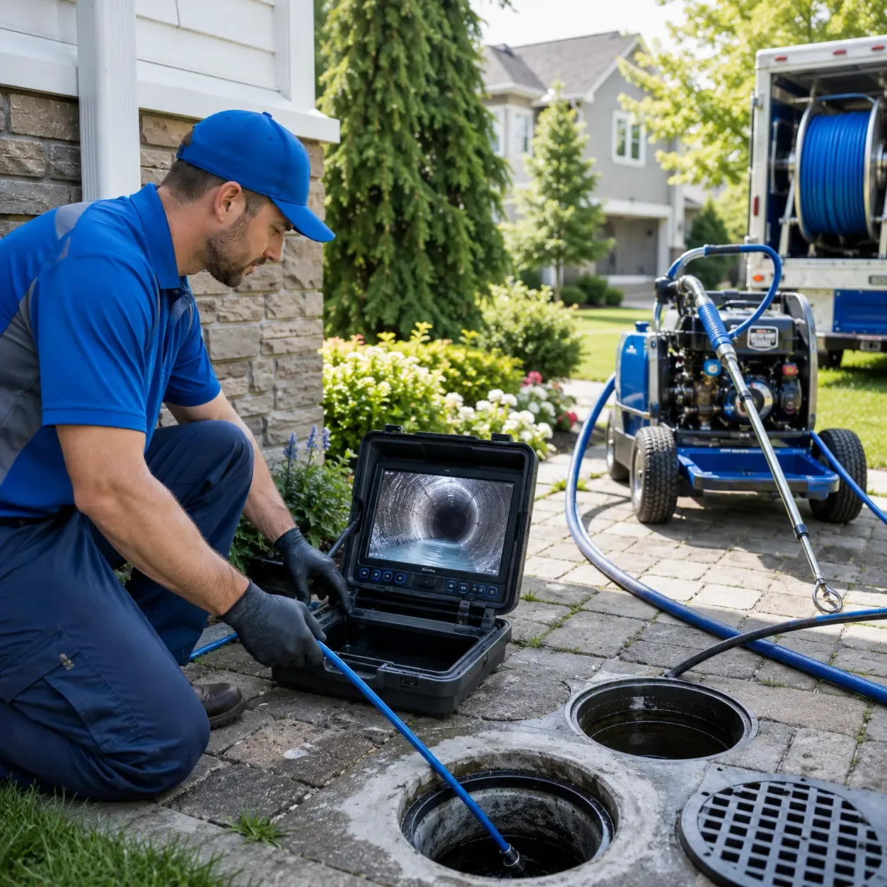 Outdoor drain cleaning professionals serving Hartwell, GA
